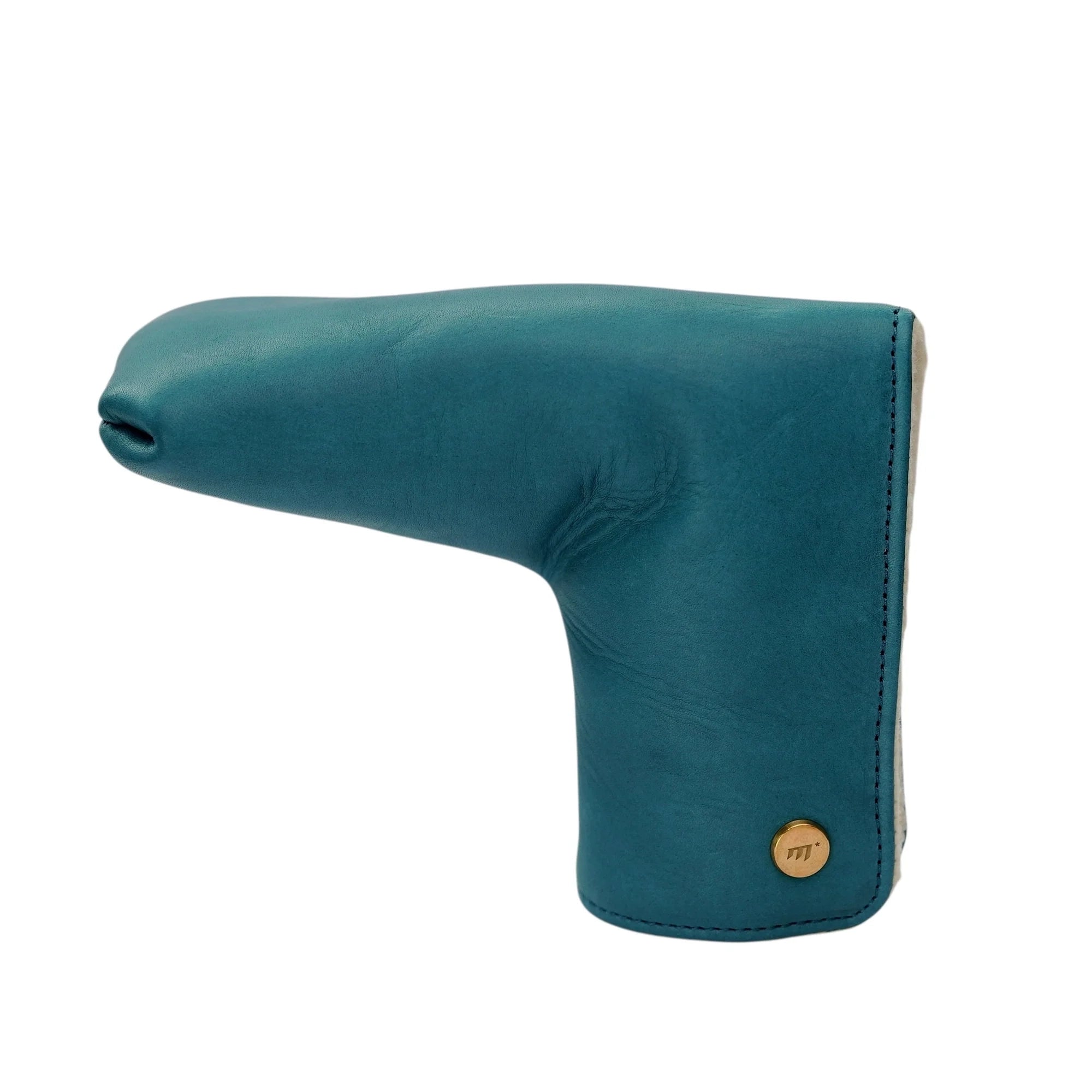 M* Genuine Cowhide Leather Putter Cover (Deep Teal)