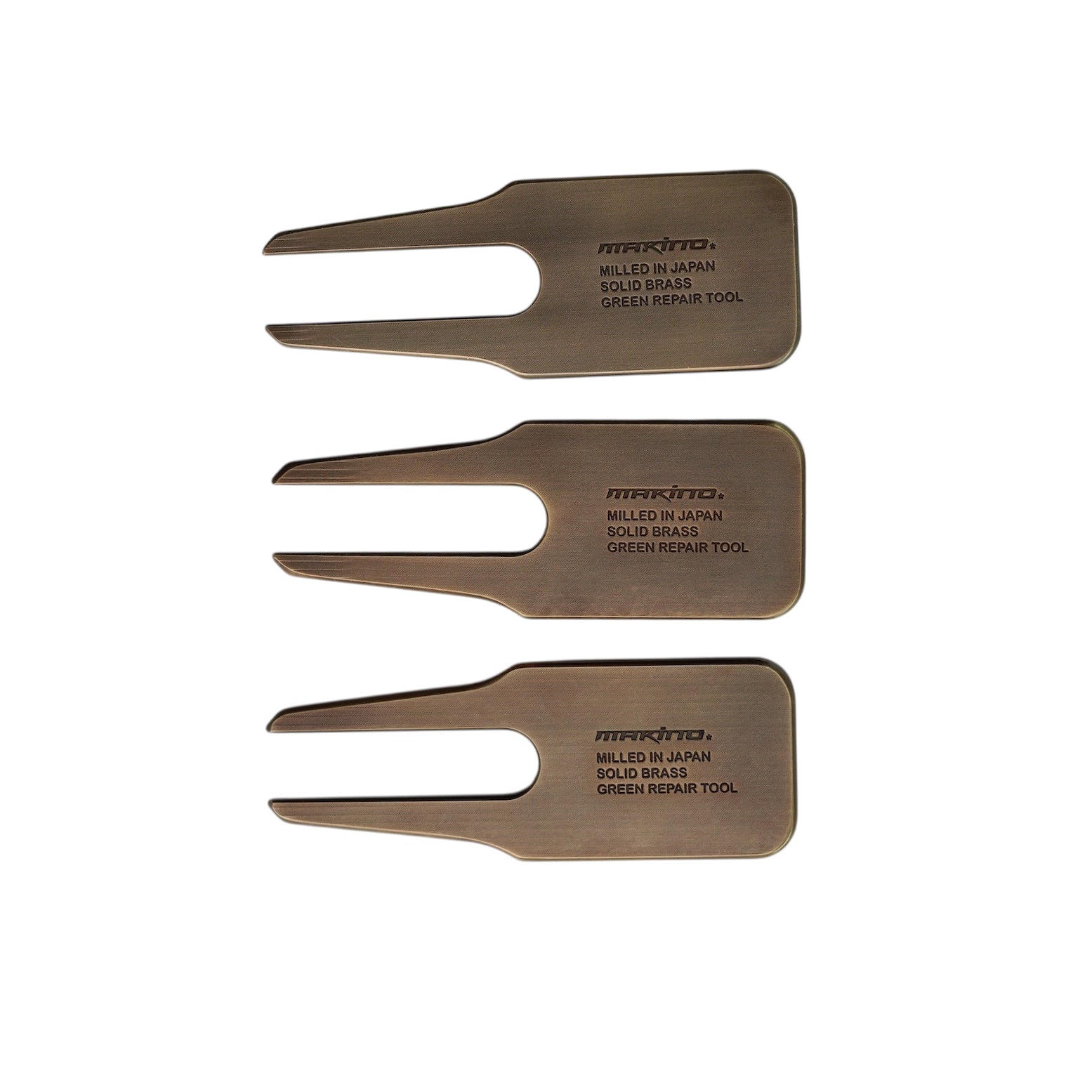 MA3 Divot Repair Tool Solid Brass (Antique Finish)