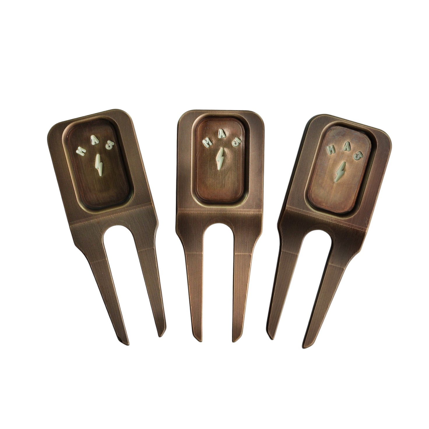 MA3 Divot Repair Tool Solid Brass (Antique Finish)
