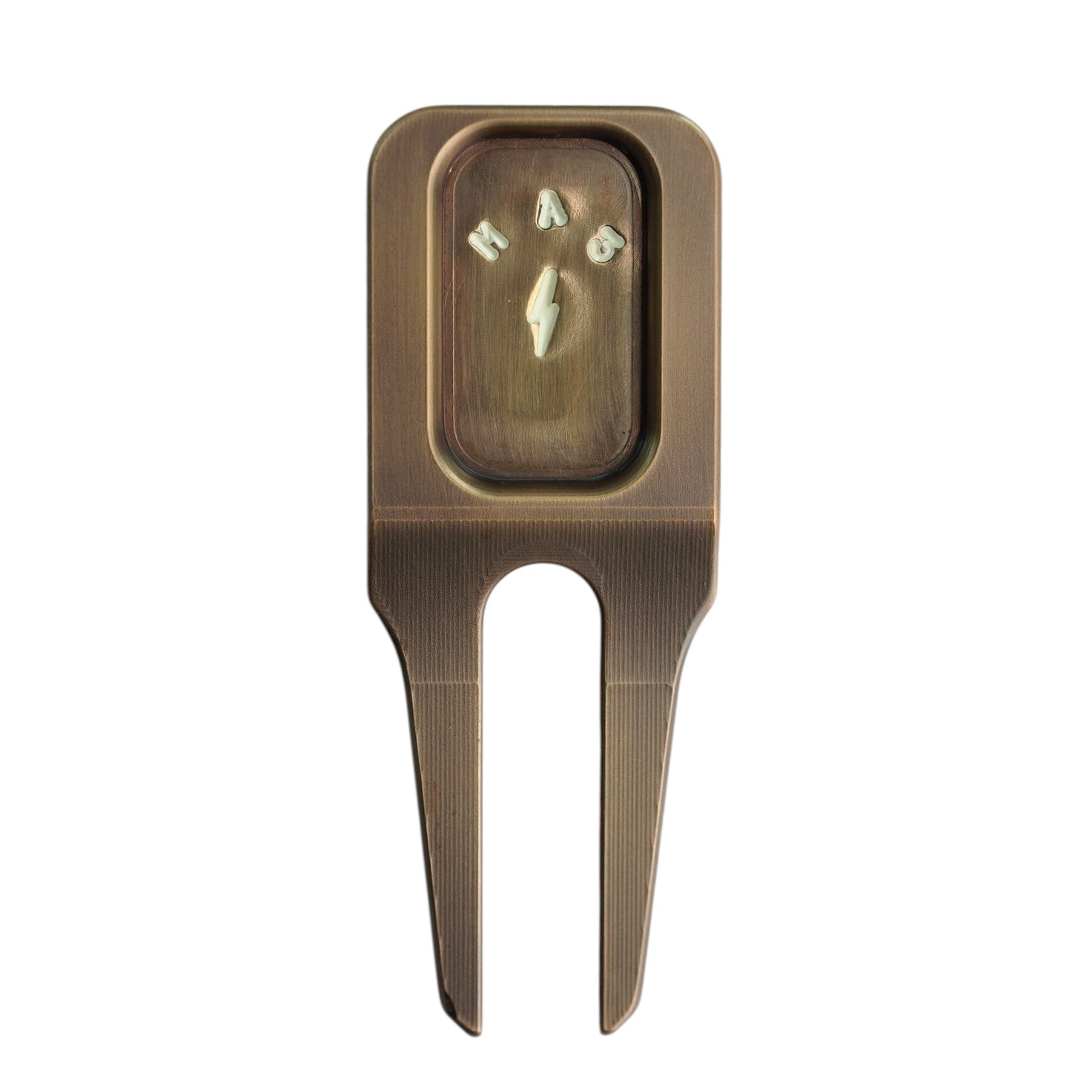 MA3 Divot Repair Tool Solid Brass (Antique Finish)