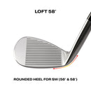W-1S Wedge Chrome Satin