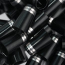 Chrome/Black Ferrules (Set of 10)