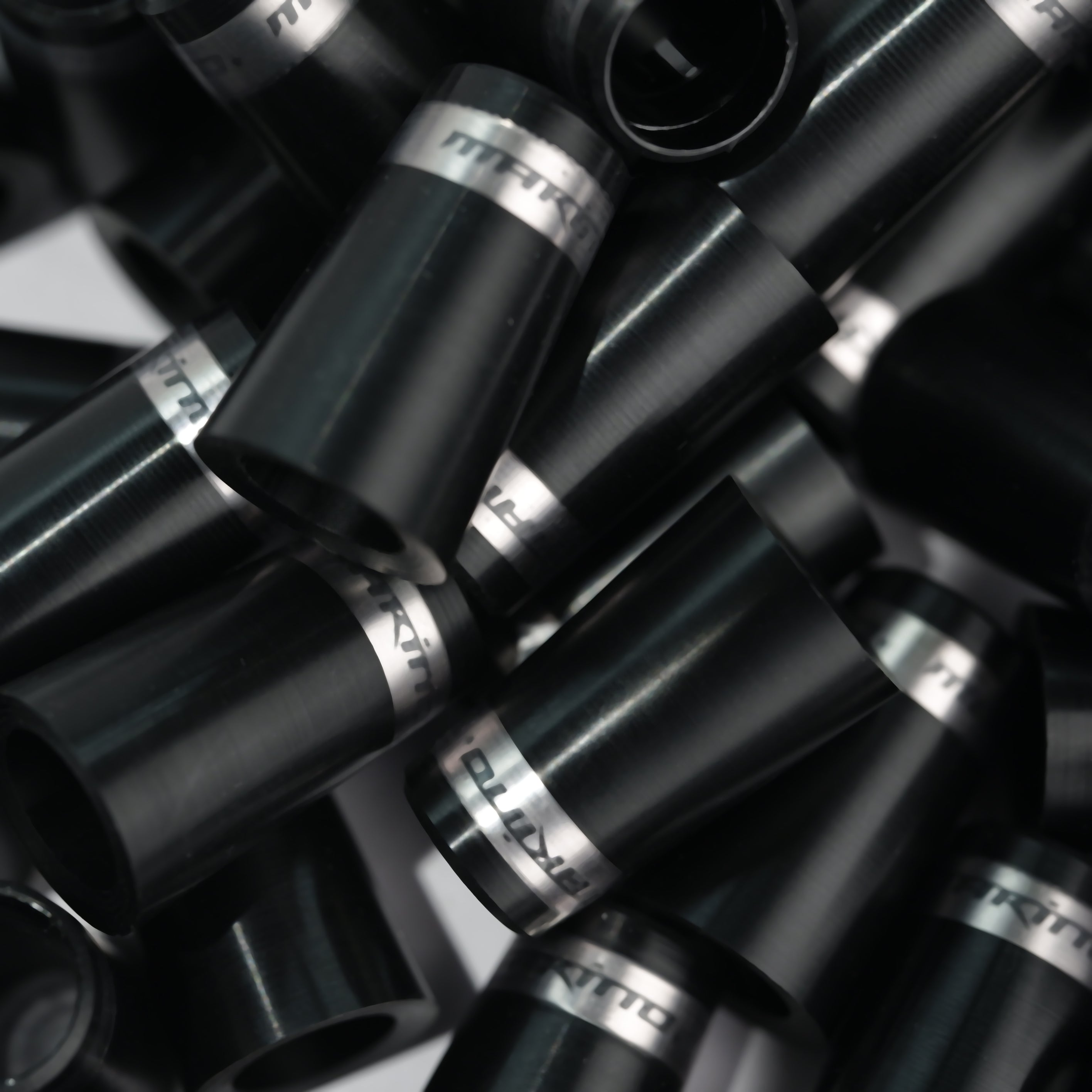 Chrome/Black Ferrules (Set of 10)