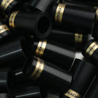 Gold/Black Ferrules (Set of 10)