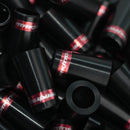 Red/Silver Ferrules (Set of 10)