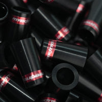 Red/Silver Ferrules (Set of 10)