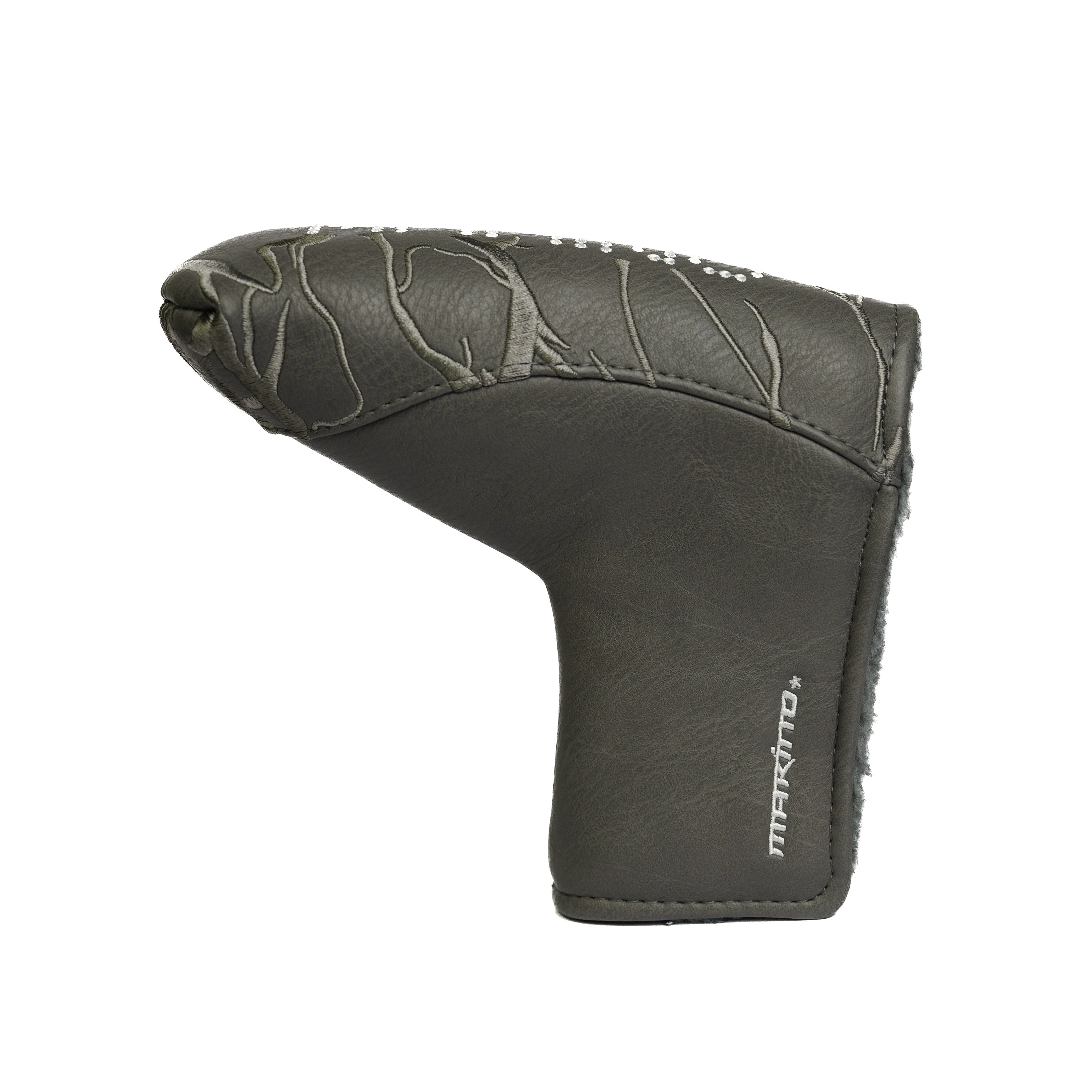 Grey Tonal PU Leather Putter Cover