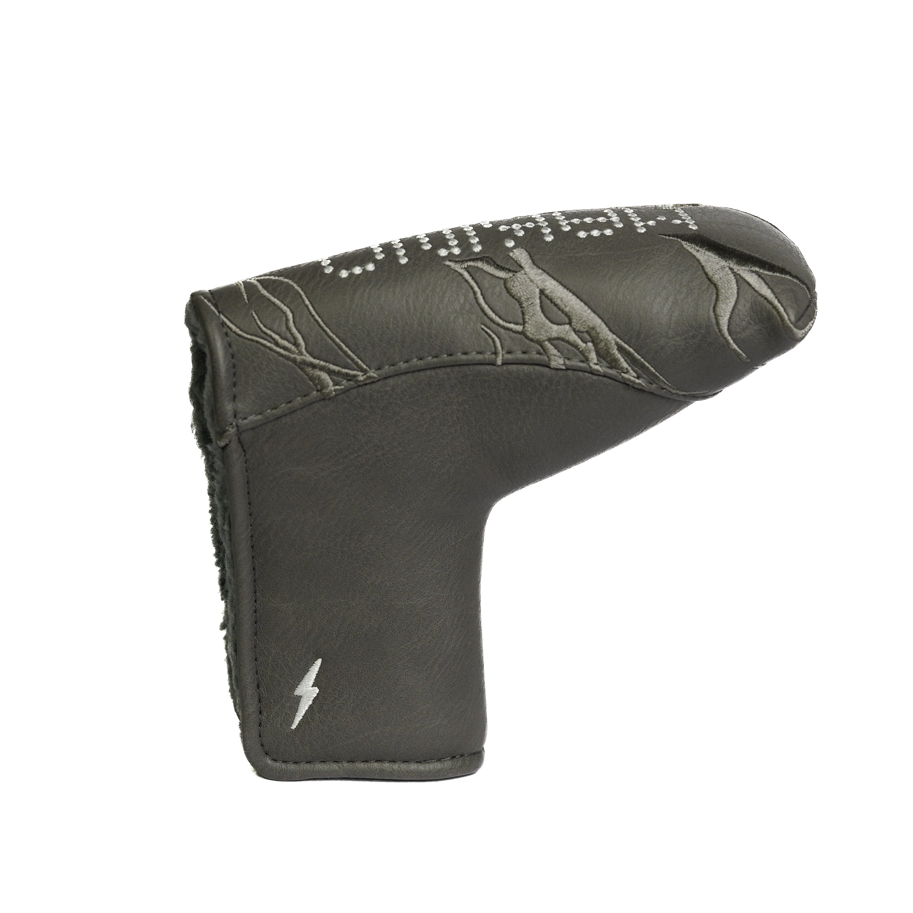 Grey Tonal PU Leather Putter Cover