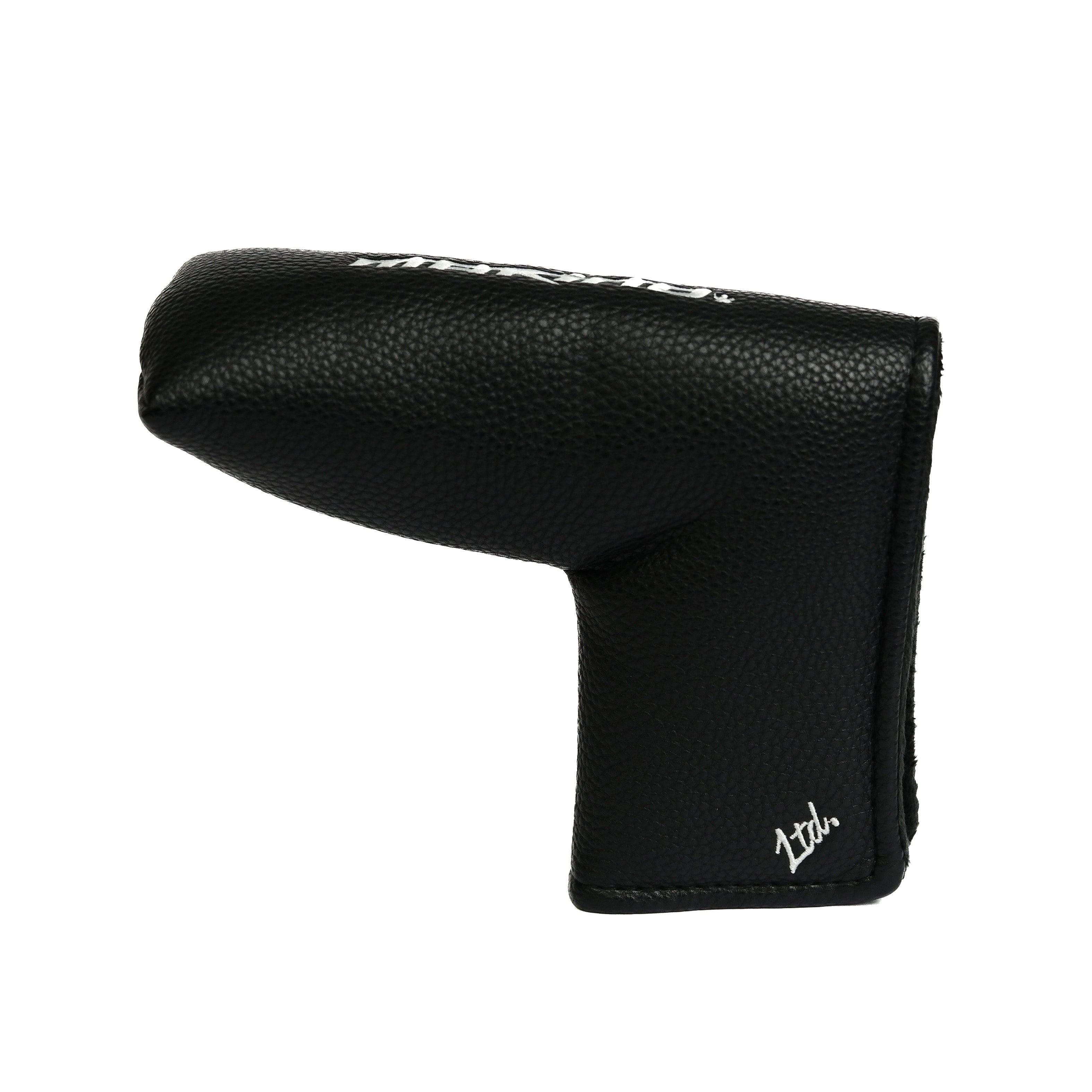 Black Pebbled PU Leather Putter Cover